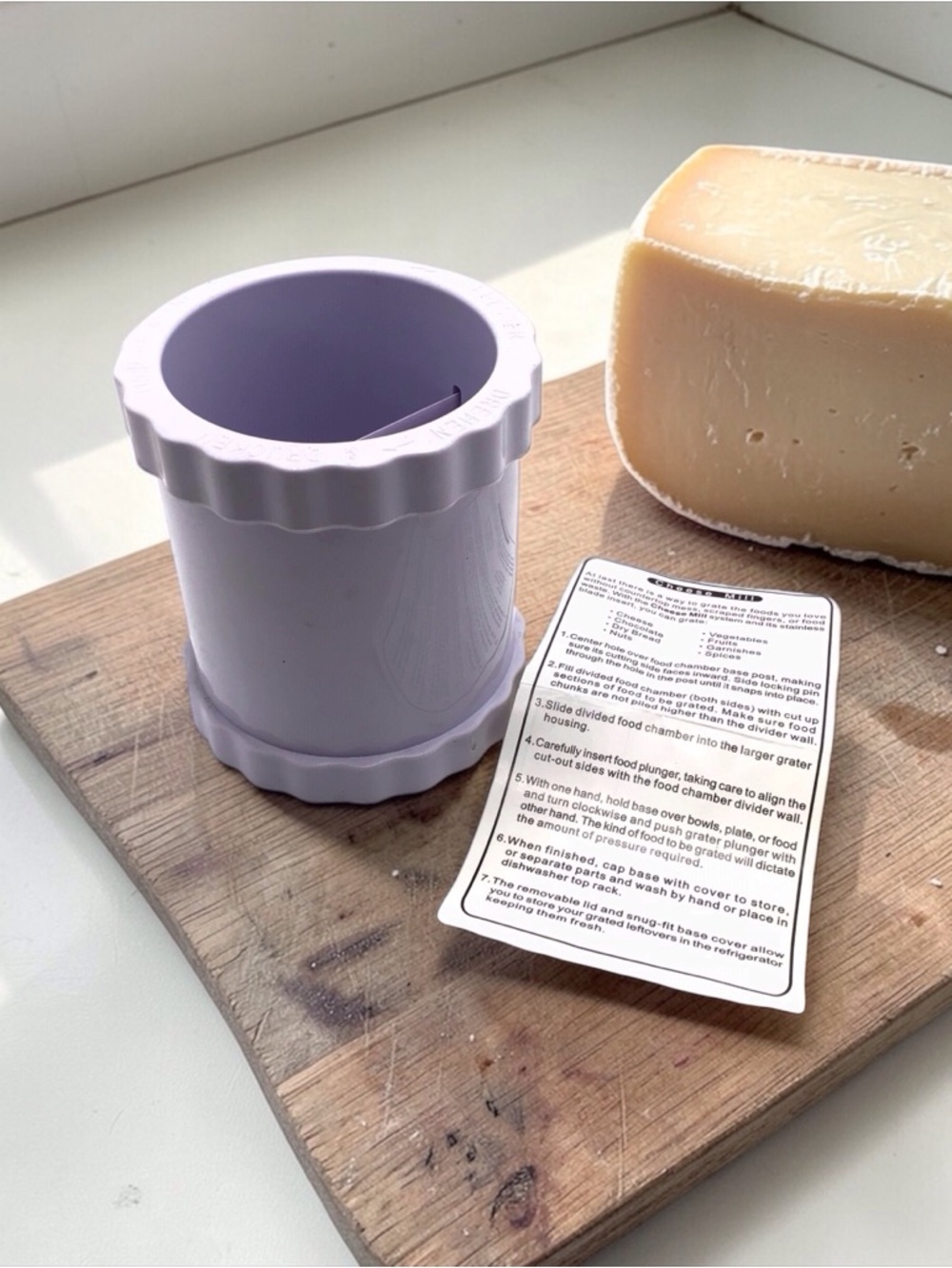 Vintage 70’s EVA Cheese Mill Rotary Grater Nut Chocolate Veg Tool.